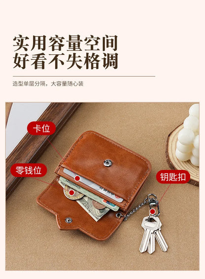 PULeather Card Holder Purse Women Cute Heart Shaped Small Wallet Multi-card Anti-magnetic Card Holder Travel Cash Coin Bag Beauty World Shop