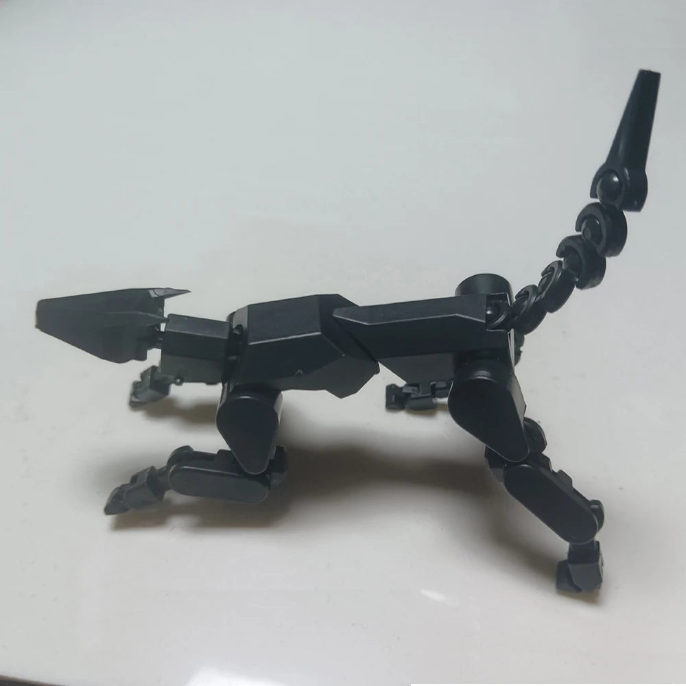 3D Multi-Jointed Movable Shapeshift Robot Joint Dog Creative Printed Mannequin Dummy Action Model Doll Toys for Children's Gifts Beauty World Shop