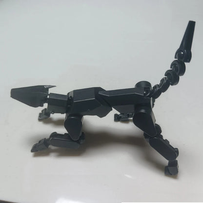 3D Multi-Jointed Movable Shapeshift Robot Joint Dog Creative Printed Mannequin Dummy Action Model Doll Toys for Children's Gifts Beauty World Shop