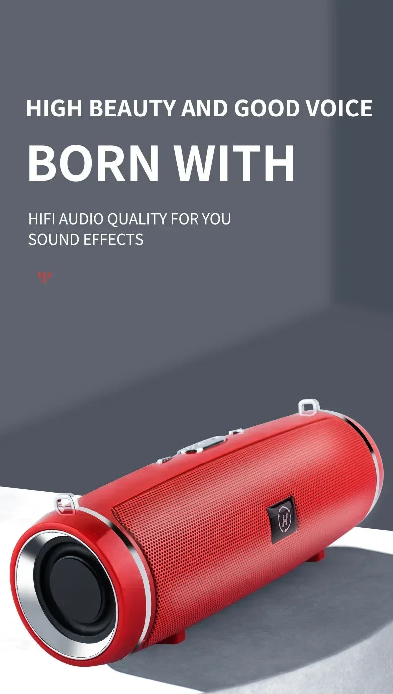 Portable Wireless Speaker Bluetooth 200W High Power Outdoor Audio 3D Stereo Surround TWS FM Voice RHDE Promotion