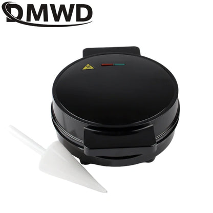 Electric Egg Roll Maker DIY Ice Cream Cone Machine Crispy Omelet Mold Sandwich Iron Crepe Baking Pan Waffle Pancake Grill Oven Beauty World Shop