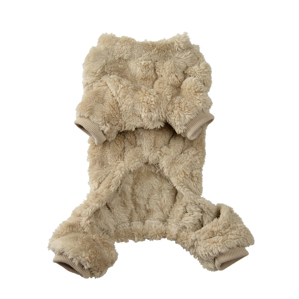 Soft Dog Clothes For Winter Warm Puppy Jumpsuit With D-ring Flannel Fleece Pets Sweater For Small Medium Dogs Yorkshire Pug Coat