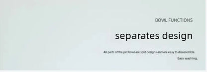 Cat bowl automatic feeder for cats, dogs, pets, water dispensers, integrated cat bowl, cat food basin, dogs, eating, drinking wa Beauty World Shop