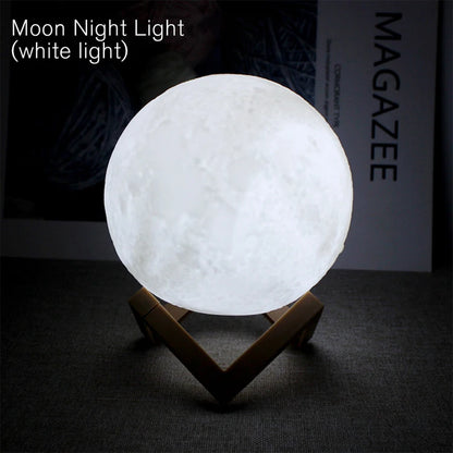 Book Light LED Moon Light Galaxy Light, Moon Night Light, Girl, Boy, Child Birthday Gift, Bedroom Decoration Indoor lighting Beauty World Shop