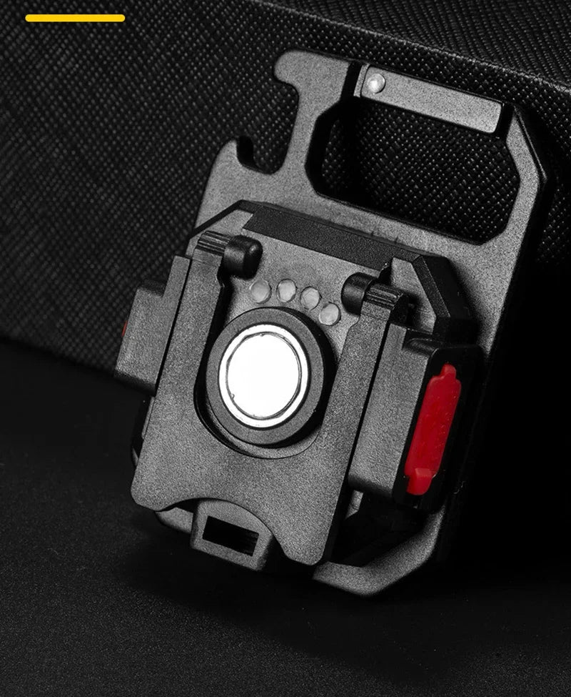 Mini LED Flashlight Magnetic COB Outdoor Camping Pocket Work Light 800 Lumens USB Rechargeable 7 Modes Spotlights Beauty World Shop