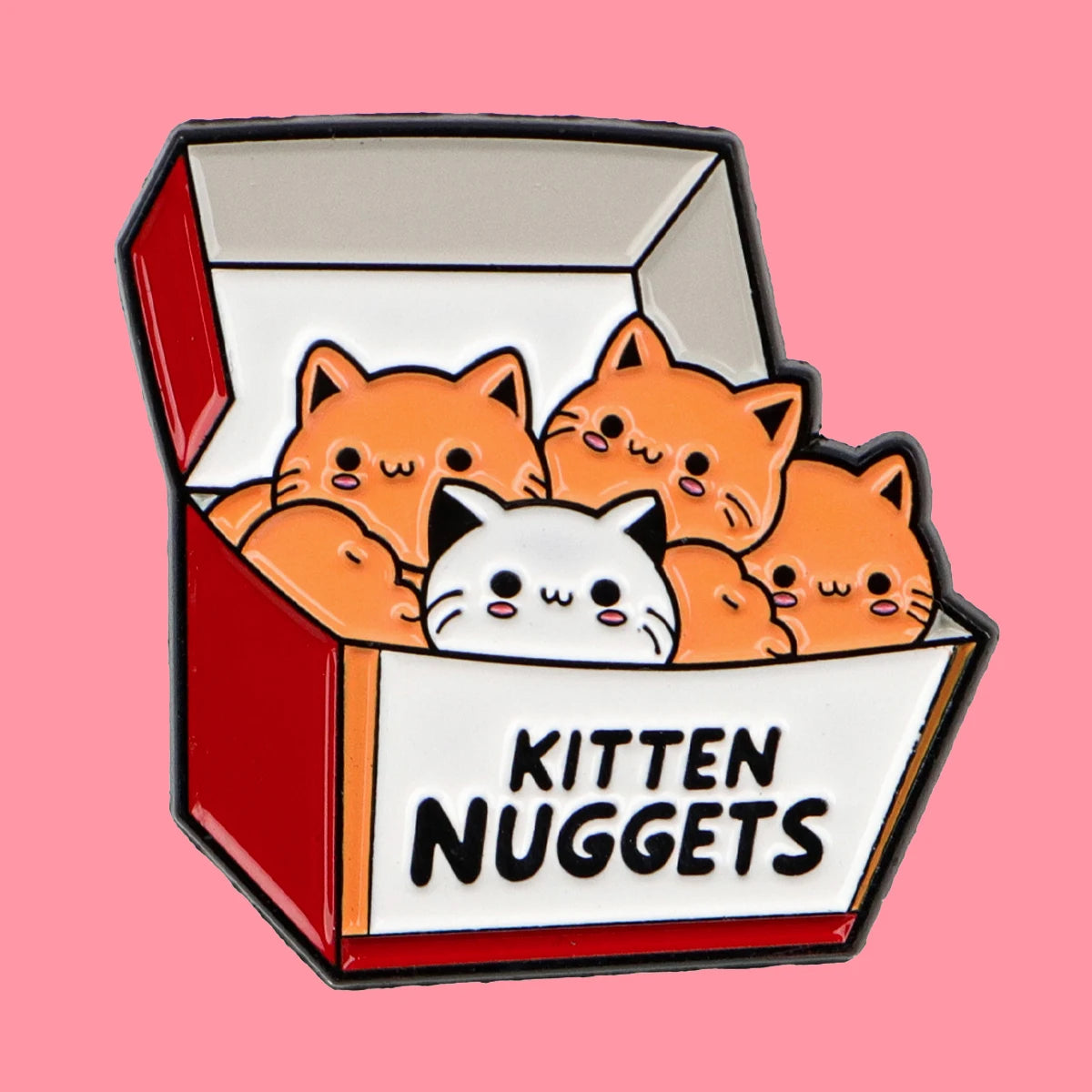 Cartoon Animal Cat Enamel Pin Kitten Nugget Brooch Badge on Backpack Clothing Lapel Pin Costume Accessories Fashion Jewelry Gift Beauty World Shop
