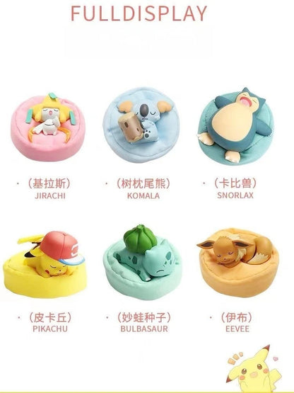 Pokemon Anime Pikachu Eevee Poket Gift Pokemon Starry Dream Series Action Figures Bulbasaur Snorlax Monster Model Ornaments Toy Beauty World Shop