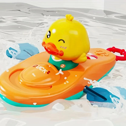 1 Pc Little Yellow Duck Kayak Toy Swimming Pool Bathroom Toy 1 Pc Little Yellow Duck Kayak Toy Swimming Pool Bathroom Toy Beauty World Shop