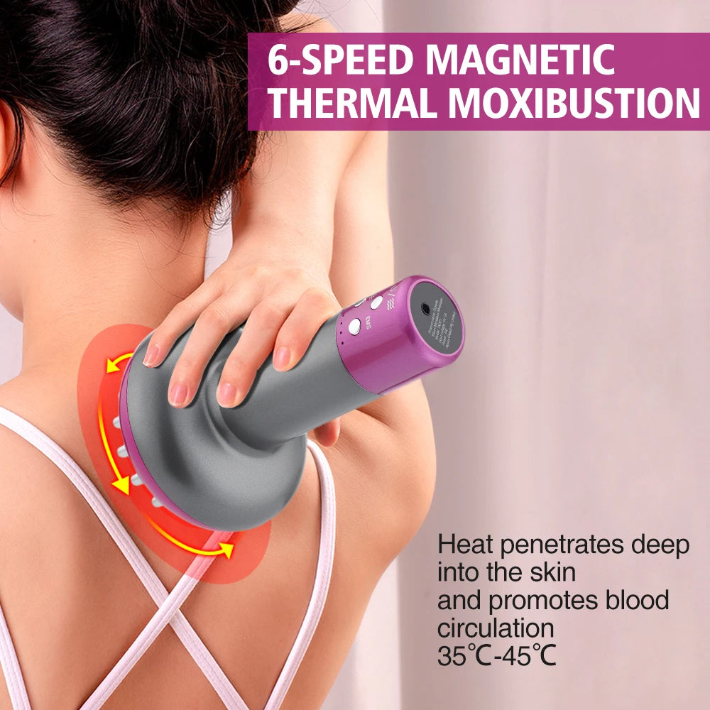 3-in-1 Electric Gua Sha Tool with Function - Rechargeable Body Massager for Skin Tightening, Sculpting and Lymphatic Flow Beauty World Shop