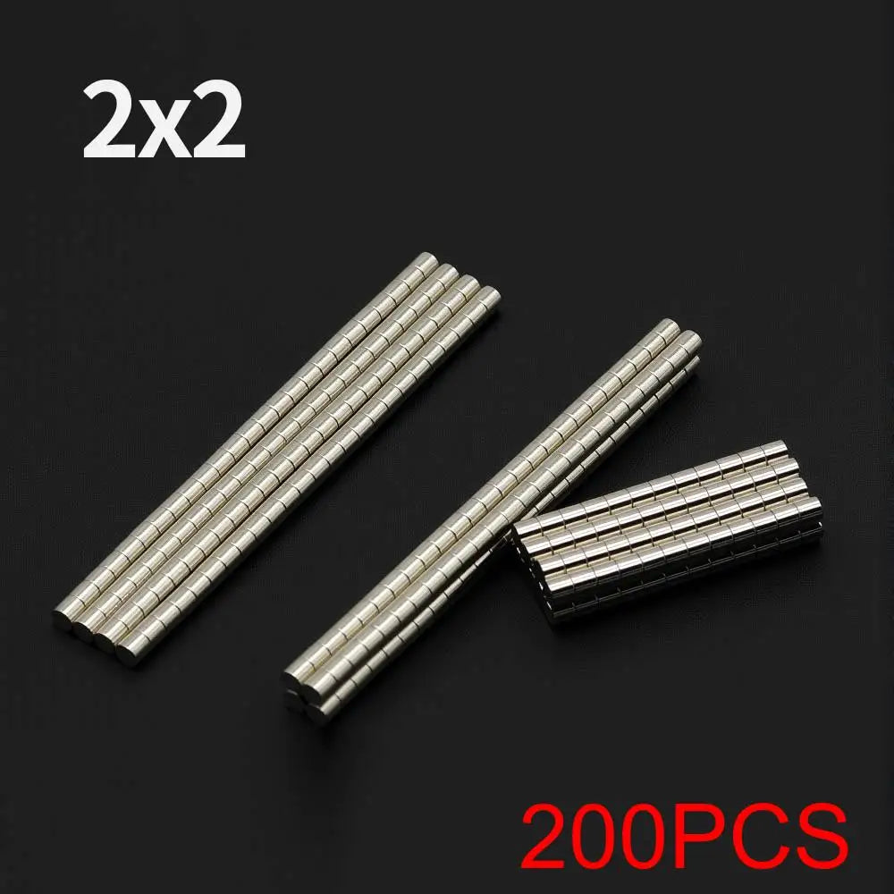 Powerful Neodymium Magnet N35 NdfeB Permanent Magnetic imanes Round Super Strong Fridge Magnets DIY 2/4/5/6/8/10x2/3mm Beauty World Shop