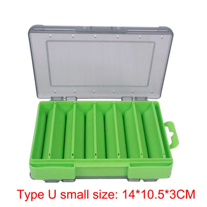 Shrimp Fishing Box Fishing Accessories Box Squid Jig Box Tackle Double Side Folio U Size Wooden Plastic Case for Fish Beauty World Shop