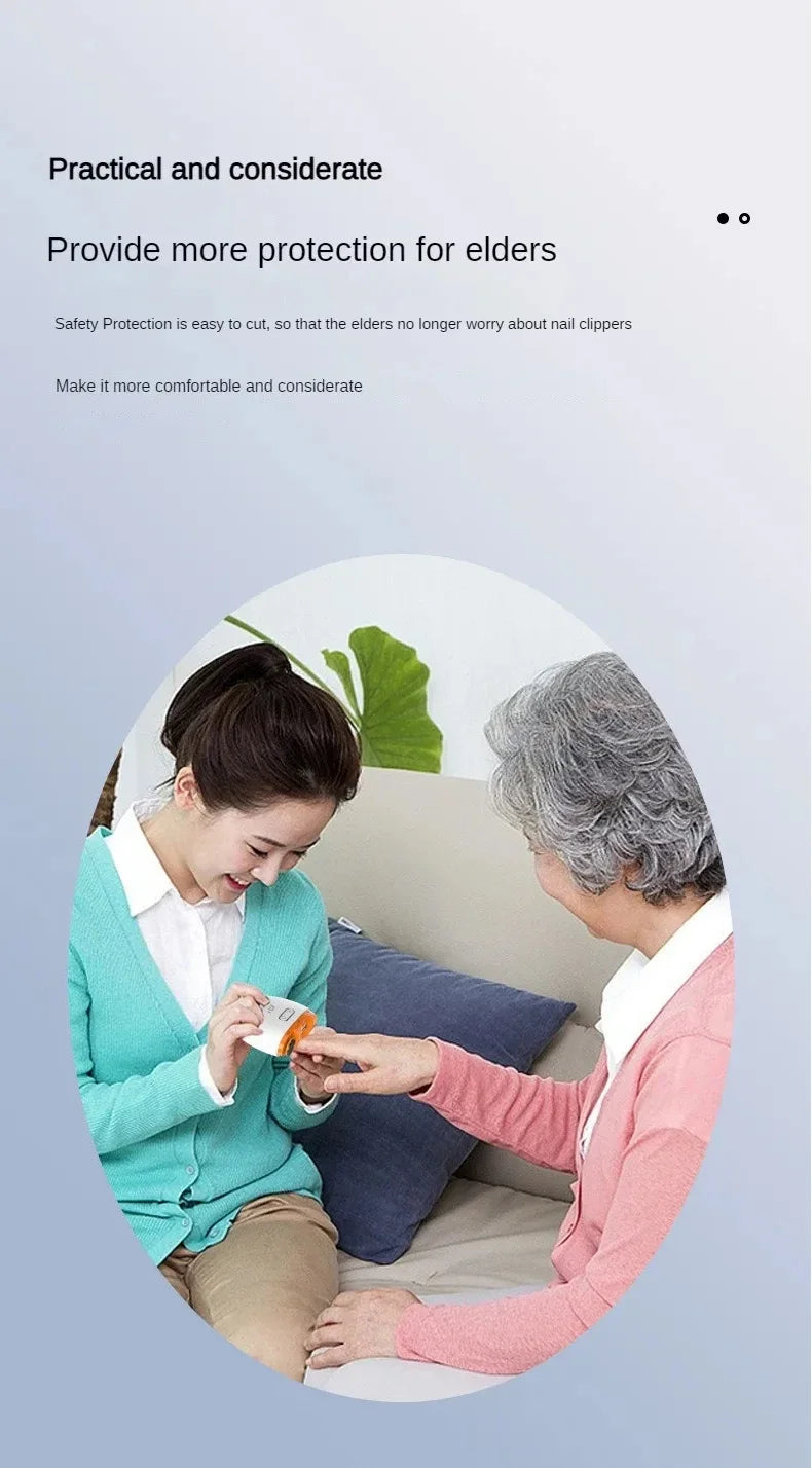 Xiaomi Electric Nail Clippers Mijia Automatic Polished Armor Trim Nail Clipper Smart Home Suitable for Children Nail Trimming
