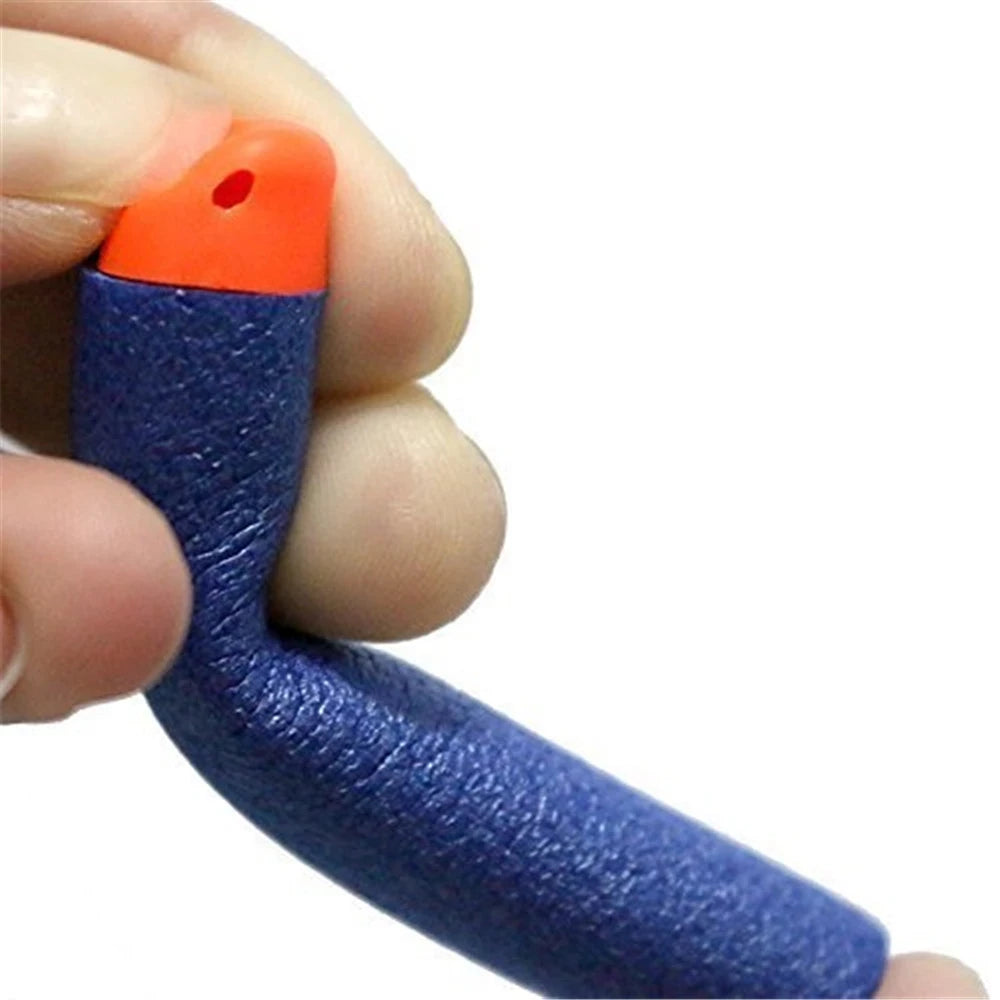 Blue Soft Hollow Hole Head Bullets 7.2cm For Nerf Refill Darts Toy Gun Bullets For Nerf Series Blasters Xmas Kid Children Gift Beauty Fashion