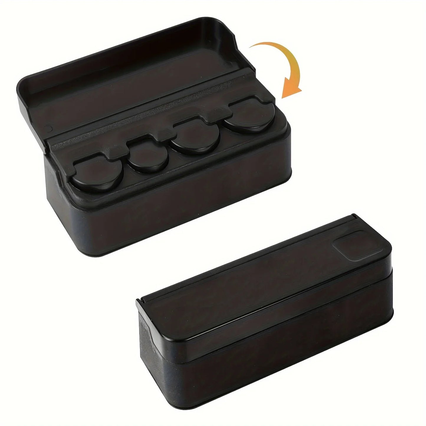 Car coin storage box - Suitable for home and car use - Money box - Universal for most car models to store and retrieve coins Beauty World Shop
