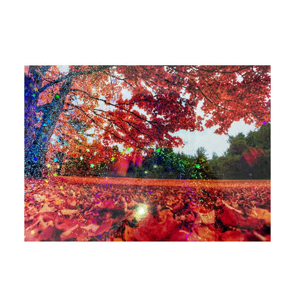 50 Sheets Sand Stars Holographic Sticker Paper 2.9×4.1 inch Glitter Clear Holographic Overlay Cold Laminating Film Self Adhesive Beauty World Shop