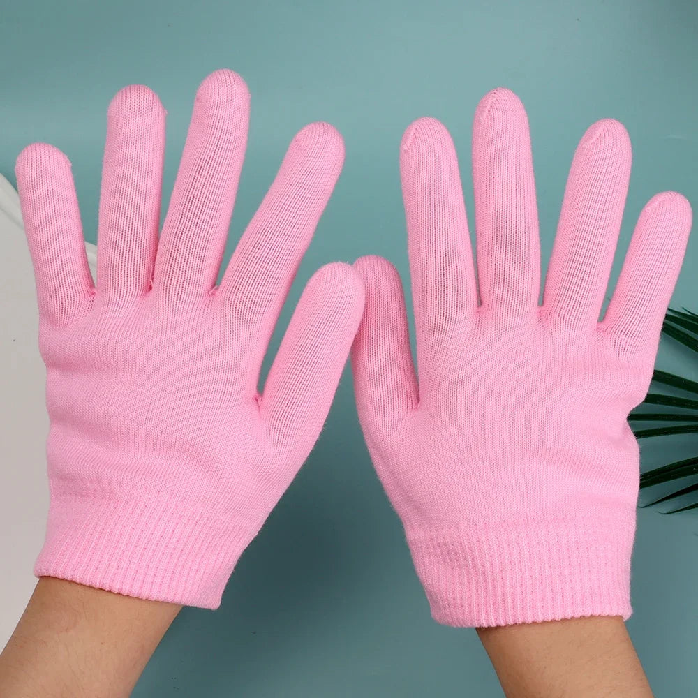 Silicone Moisturizing Mask Socks Reusable Exfoliating Anti Crack Protective Gloves Dry Dead Skin Remover Tools Hand Foot Care Beauty World Shop