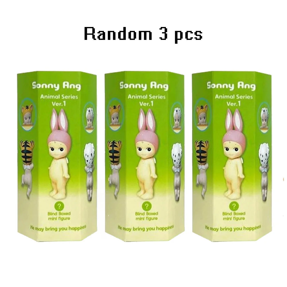 Angel Hippers Animal Blind Box Anime Figures Cute Doll Toy Office and Room Decor Doll Toy Children's Birthday Surprises Bag Gift Beauty World Shop