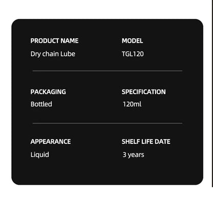 120ML Bicycle Chain Waxy Maintenance Oil Squirt MTB Road Bike Waxy Dry Chain Gear Oil Lube Chain Fork Flywheel Bike Accessories Beauty World Shop