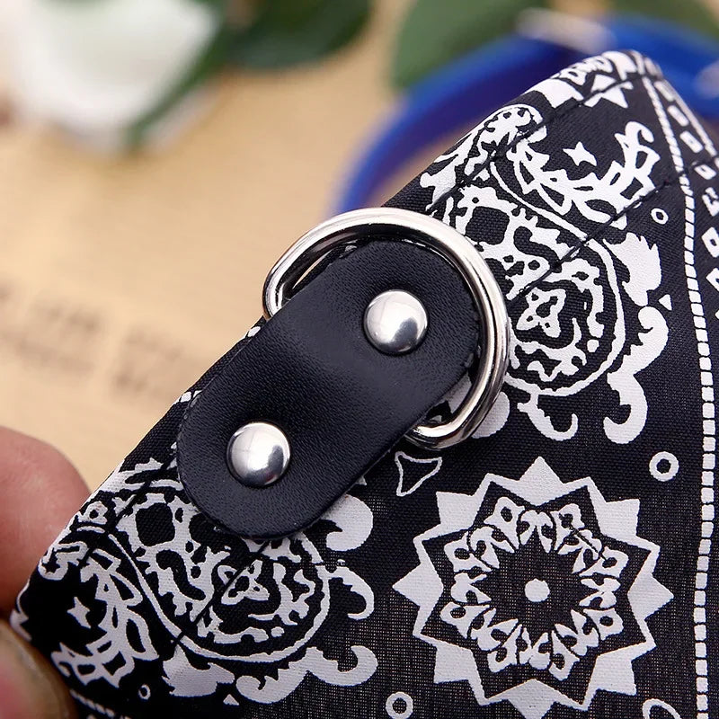 PU Cat Dog Collar with Scarf for Small Medium Dogs Chihuahua Corgi Puppy Adjustable Collars Pet Supplies accesorios para perros Beauty World Shop