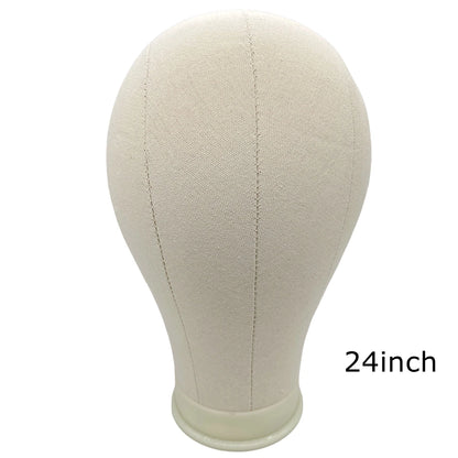 Canvas Block Head Training Mannequin wig Head Display Styling Mannequin Manikin Head Wig Stand wig head Stand Beauty World Shop