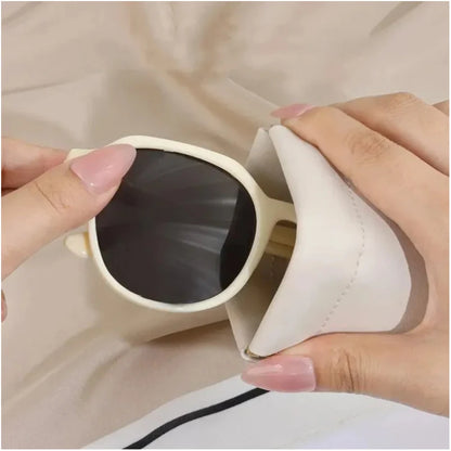 Glasses Bag, Female Sunglasses, Sunglasses Storage Box, Portable Cartridge, Myopia Eye Bag, Automatic Closing Protective Cover Beauty World Shop
