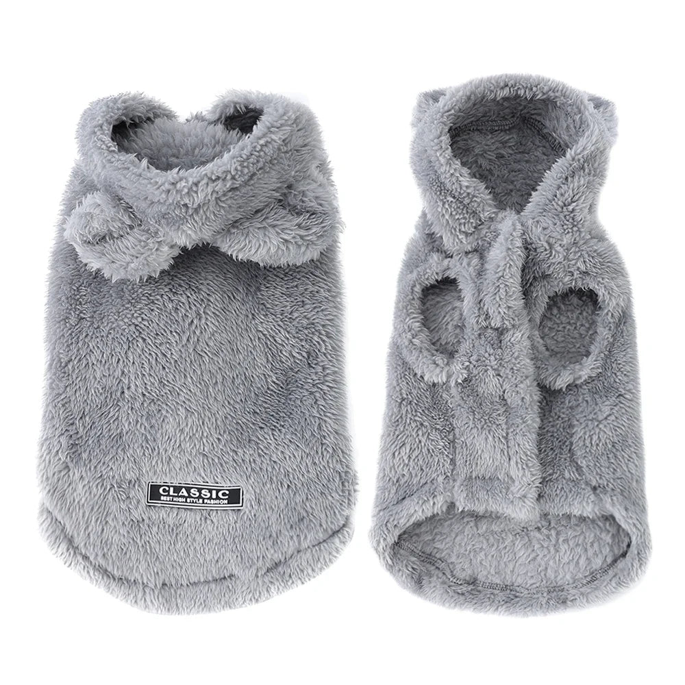 Pet Cats Coat Hoodie For Small Medium Dogs Winter Warm Fleece Puppy Kitten Clothes Jacket Cozy Cute Sphynx Cat Sweater Apparel Beauty World Shop