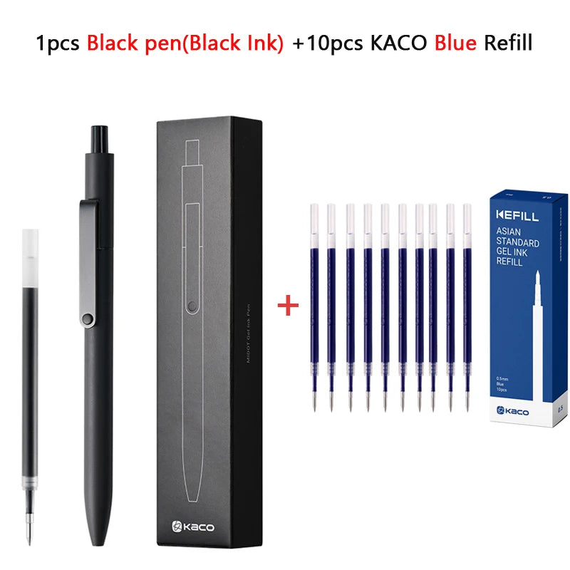 KACO 0.5mm MIDOT Gel Ink Pens, Quick-drying Press Smooth Writing Pen, High Volume for Taking Exams Grading Homework Doing Papers Beauty World Shop