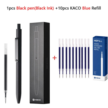 KACO 0.5mm MIDOT Gel Ink Pens, Quick-drying Press Smooth Writing Pen, High Volume for Taking Exams Grading Homework Doing Papers Beauty World Shop
