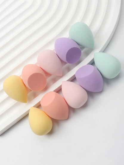 10 件 Mini Makeup Sponge Powder Puff Beauty Sponge for Makeup Concealer Liquid Foundation Face Cosmetic Puff Make up Sponge Beauty World Shop