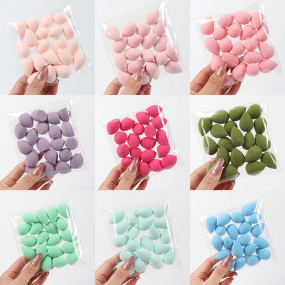 20 件装 Mini Finger Puff Beauty Cosmetic Foundation Cosmetic Sponge Makeup Blender Suitable for Cream & Powder Concealer Beauty World Shop