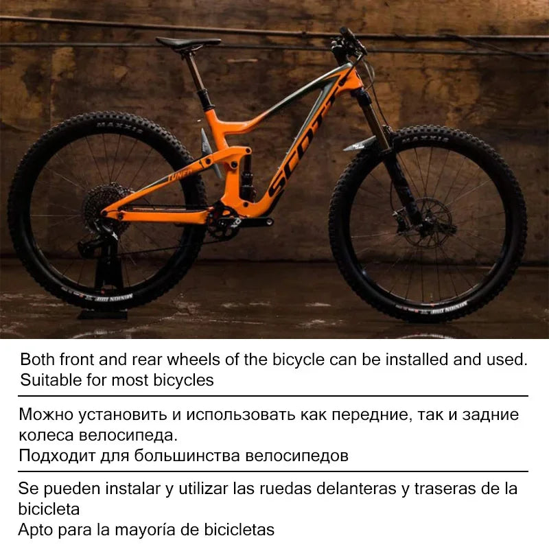 1 PC Colorful Bicycle Fenders Front Rear Common Mudguard MTB Mud Guard Wings Cycling Accessories Road Bike Protective Parts Beauty World Shop