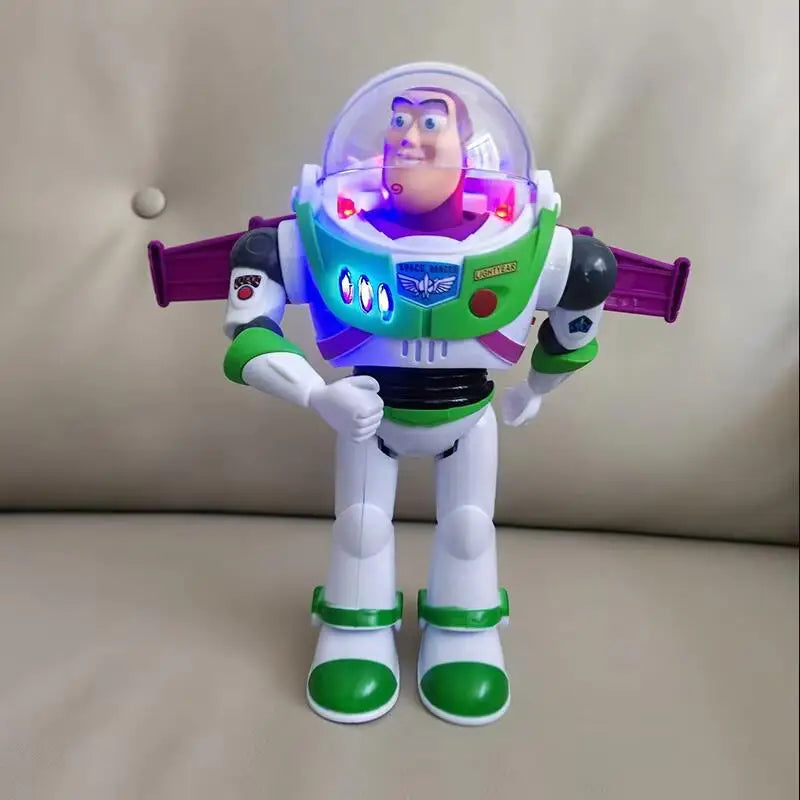 Toy Story Buzz Lightyear Model Toys Pixar Electric Walking Robot Doll Action Figure Toy Birthday Gift Toys Model For Children Beauty World Shop