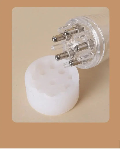 Scalp Applicator Hair Regrowth & Styling Solution Guide Comb Hexagon Head Oil Roller Ball Massage Comb Massage Relaxation Tools Beauty World Shop
