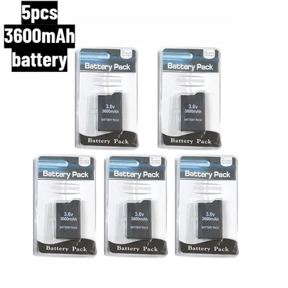 3600mAh for SONY PSP2000 Handheld Game Console Backup Battery Pack 2400mAh for SONY PS Lite PSP-2000 PSP-3000 PSP-3004 Batteries