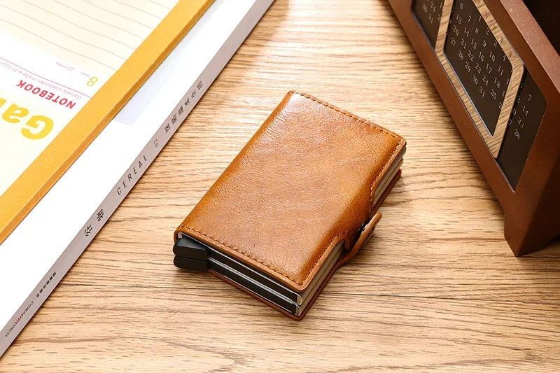 Anti Rfid Carbon Fiber Credit Card Holder Mens 14 Bank Cardholder Case Wallet Metal Minimalist Wallet Money Bag Male Purses Beauty World Shop