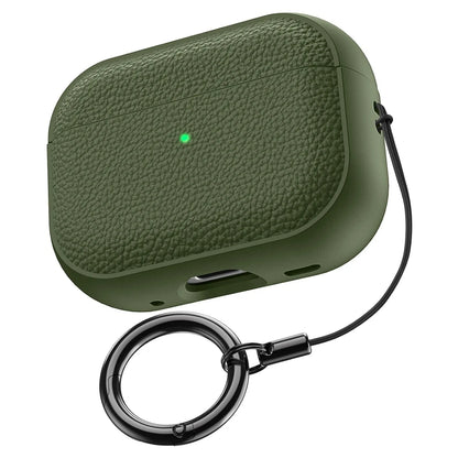 2025 Capa For AirPods Pro 3 Case Soft TPU Leather Design Protective Cover For AirPods 4 3 2 1 Pro 2 Pro2 Pro3 Cases With Lanyard