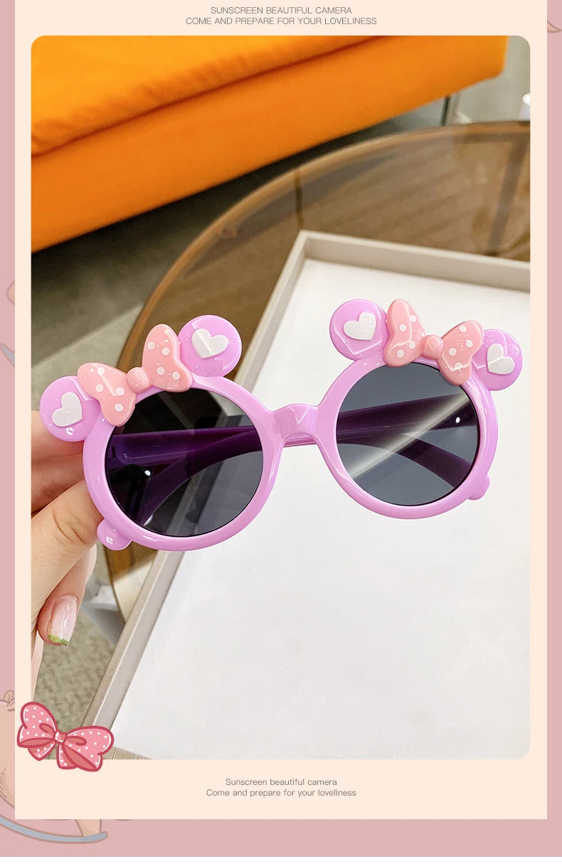 New Children Cute Cartoon UV400 Sunglasses Boys Girls Colors Outdoor Kids Sun Protection Sunglasses Baby Sport Shades Glasses Beauty World Shop