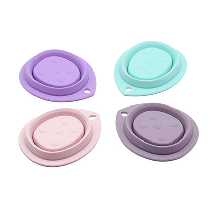 Silicone Makeup Brush Cleaner Folding Powder Puff Cleaning Bowl Eyeshadow Brushes Washing Soft Mat Beauty Tools Scrubber Box Beauty World Shop