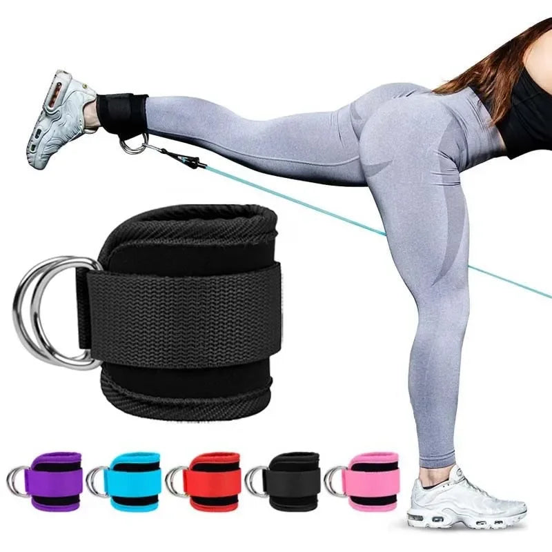 1pc Ankle Straps for Cable Machines Padded Ankle Cuffs for Leg Exercise WorkoutsFully Adjustable and Breathable Ankle Beauty World Shop