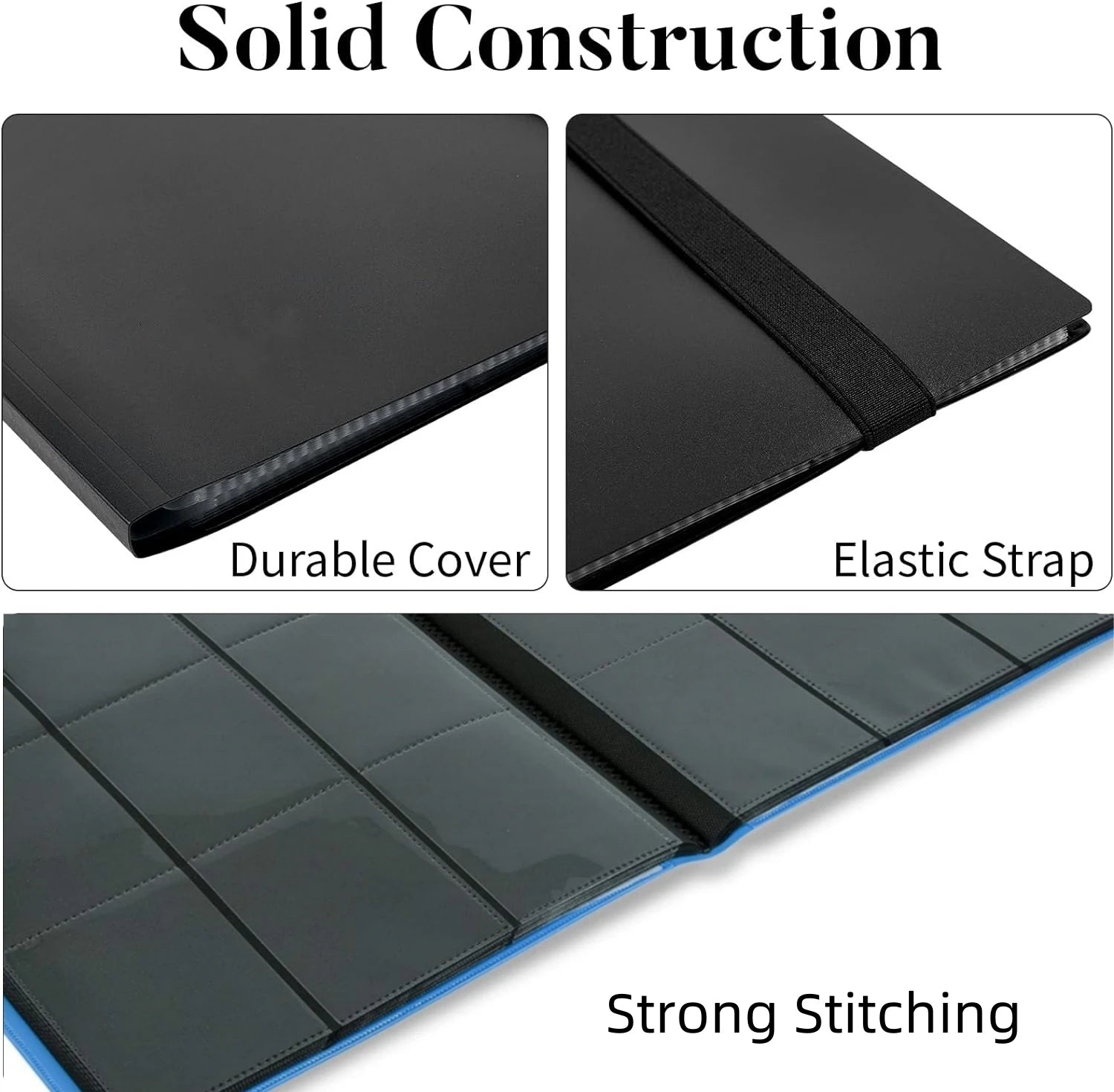 Premium 9-Pocket Trading Card Binder - Holds 360 Cards - Durable PP Cover - Ideal for Basketball, Baseball, and Sports Cards Beauty World Shop