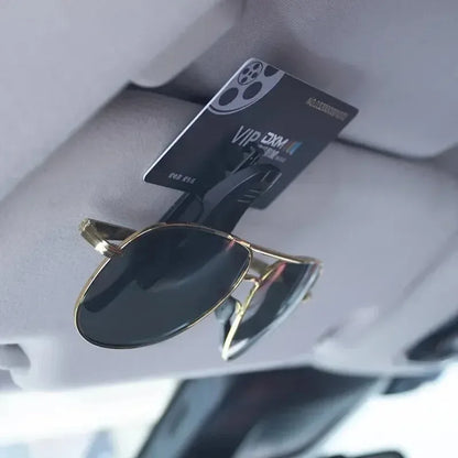 2PCS Universal Car Auto Sun Visor Glasses Box Sunglasses Clip Card Ticket Holder Fastener Pen Case Eyeglasses Clips Accessories Beauty World Shop