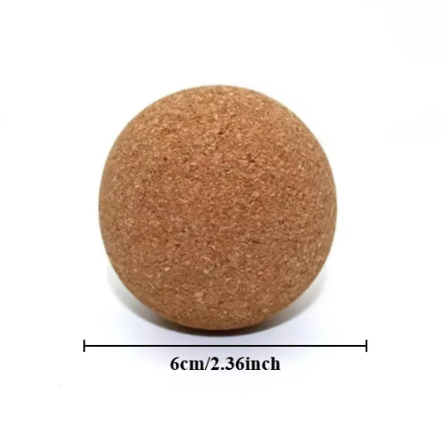 Cork Massage Ball for Muscle Relaxation, Deep Tissue Massager for Back & Shoulders, Portable Self-Care Tool Beauty World Shop