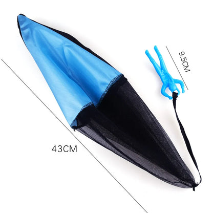 1pcs Hand Throwing Parachute Outdoor Funny Toys Game Play Toys for Fly Parachute Sport with Mini Soldier Toys Beauty World Shop