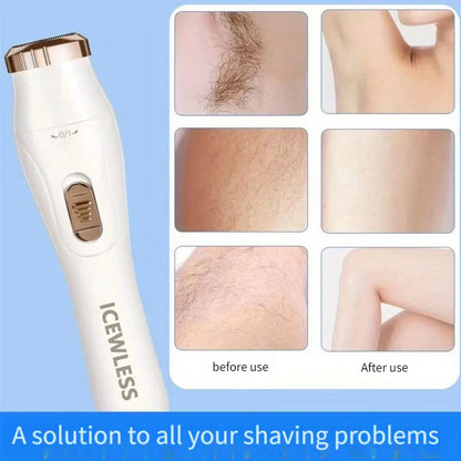 Electric Hair Trimmers for Women Waterproof Razor Painless Private Body Hair Removal Device shaver Bikini Arm Leg Face Shaving Beauty World Shop