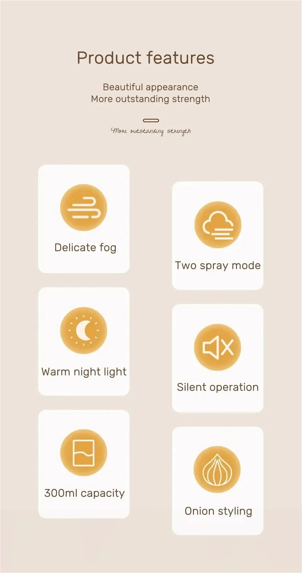 Humidifier Scented  Creative Onion Shape Can Do Night Light Quiet Sleep Desktop Office Air Conditioning Room Water Supply USB ﻿ Beauty World Shop