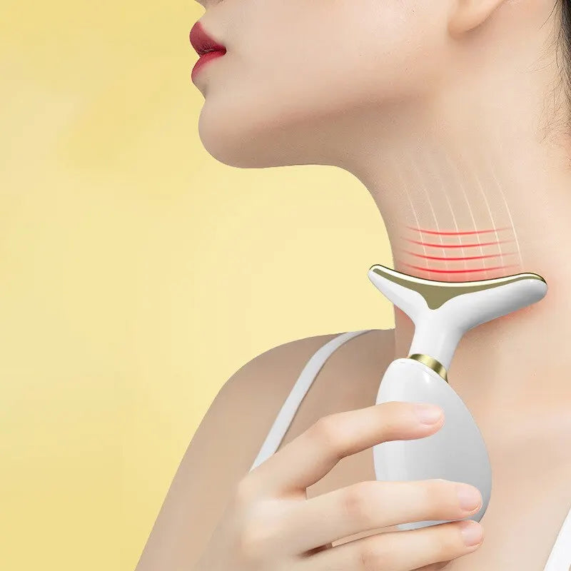 Face Neck Massager Household Lifting And Firming Facial Electric Introduction Lifting And Firming Beauty Massage Face Care Tools Beauty World Shop