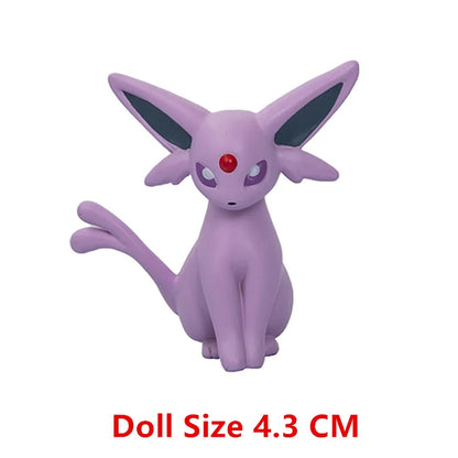 Pokemon Anime Figure Pikachu Sun Elf Eevee Gengar Monstruo De Bolsillo Cartoons Figure Model Action Toy Kids Gift Buy in bulk Beauty World Shop