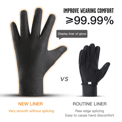 3M Ski Gloves Black Waterproof Winter Warm Cycling Outdoor Sports Running Riding Motorcycle Touch Screen Snowboard Gloves Men Beauty World Shop