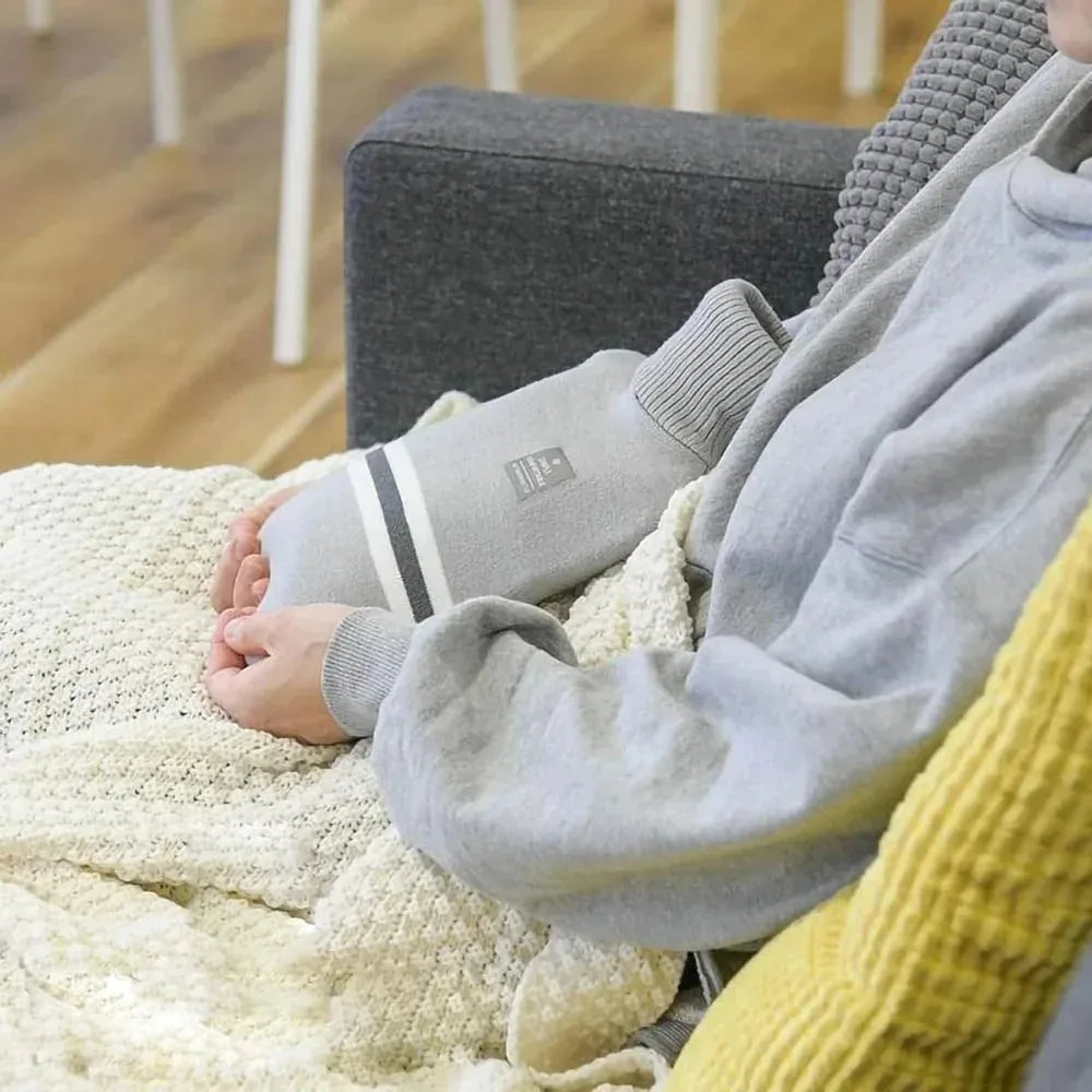 Hot Water Bottle with Knitted Cover Durable 1L/2L Hot Water Bag for Pain Relief Hot Cold Therapy Hand Feet Warmer Women Gifts Beauty World Shop