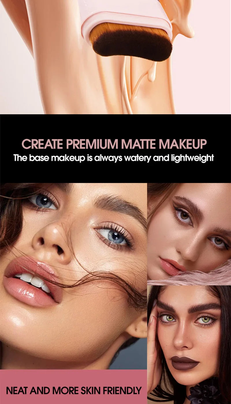 TVLV Concealing Foundation Stick: 5 Shades with Built-In Brush - Cream Finish, Lightweight and Waterproof Formula, Beauty Trend Shop